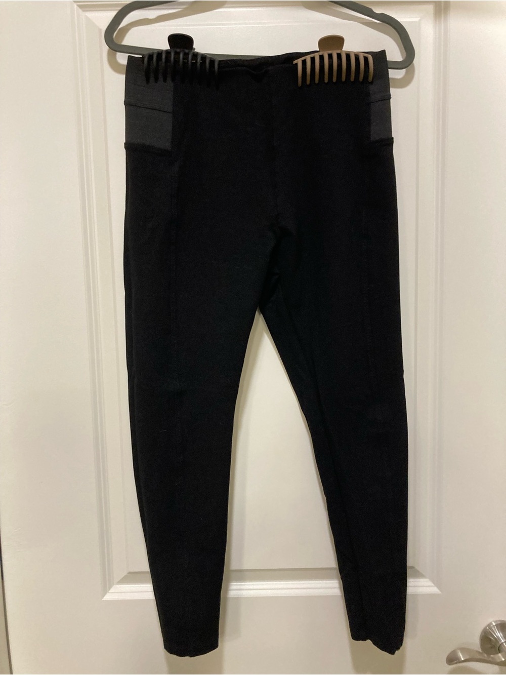 Women’s Black Jogger Pants - Stretch Knit Casual Trousers